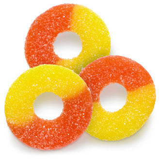 Gummi Peach Rings