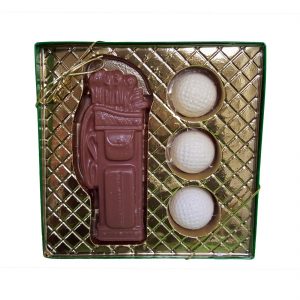 Chocolate Molded Golf Set