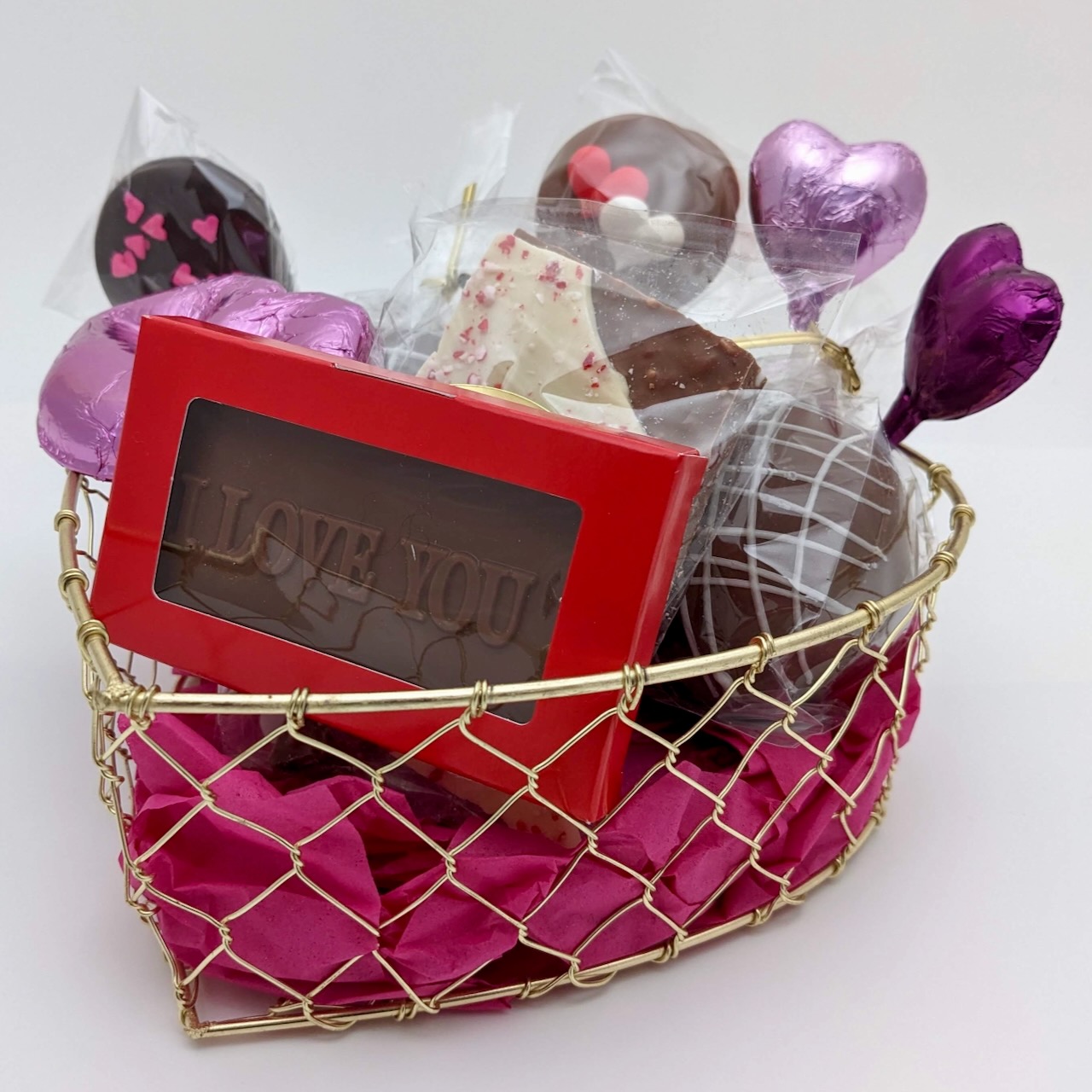 Valentine’s Day Chocolate Lovers Gift Basket Allô! Chocolat